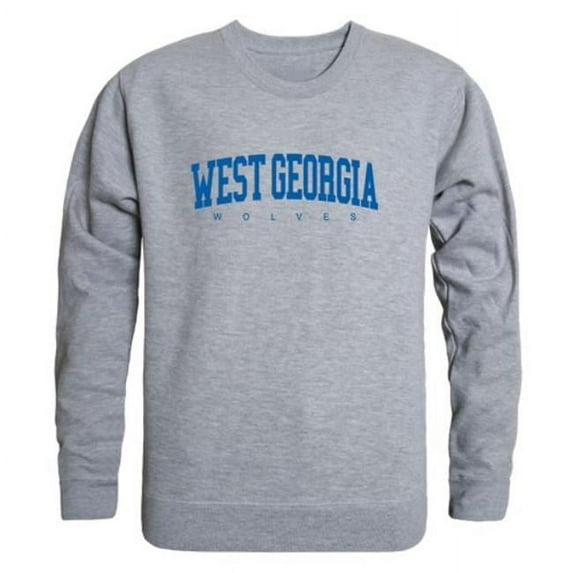 University of West Georgia Wolves Wolves Game Day Crewneck Sweatshirt, Heather Grey - Small