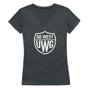 University of West Georgia Wolves Womens Institutional T-Shirt Heather Charcoal Small