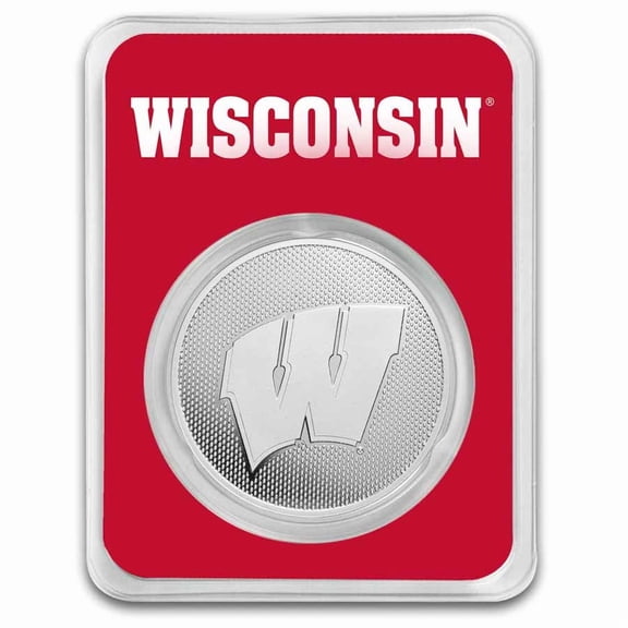 University of Wisconsin 1 oz Silver Round (in TEP)
