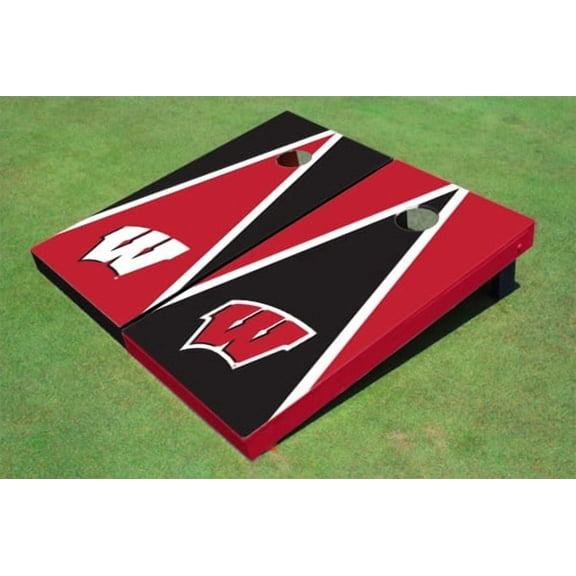 University of Wisconsin Alternating Triangle Cornhole Boards
