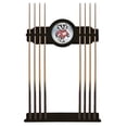 thumbnail image 1 of University of Wisconsin (Badger) Solid Wood Cue Rack with a Black Finish, 1 of 3
