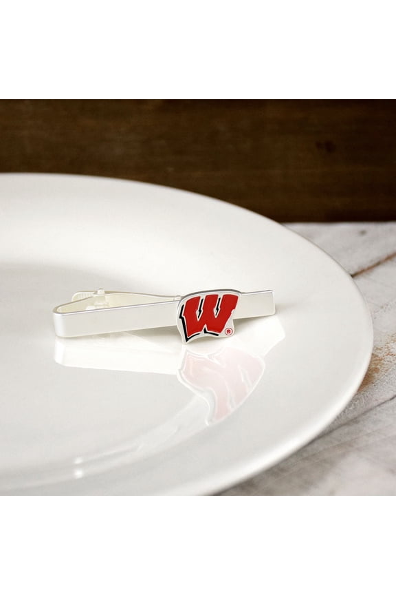 University of Wisconsin Badgers Silver Tiebar by Fan Frenzy Gifts
