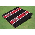 thumbnail image 1 of University of Wisconsin "Bucky" Red and Black Matching Long Stripe Cornhole Boards, 1 of 1