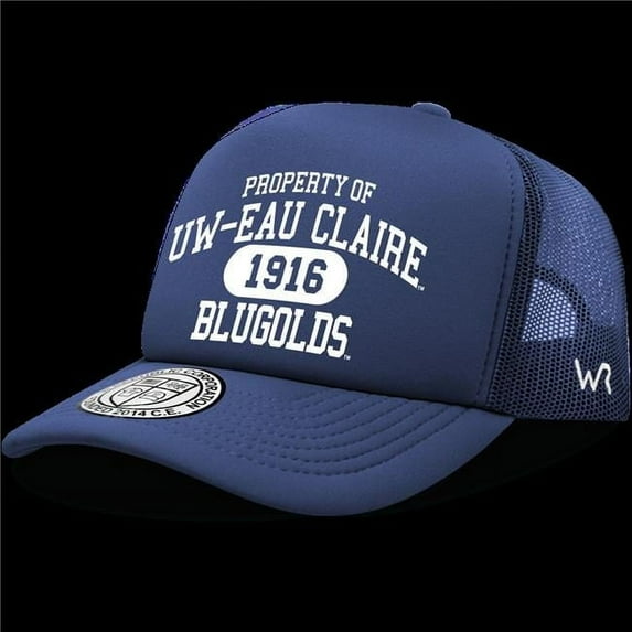 University of Wisconsin - Eau Claire Blugolds Property of College Caps, Navy