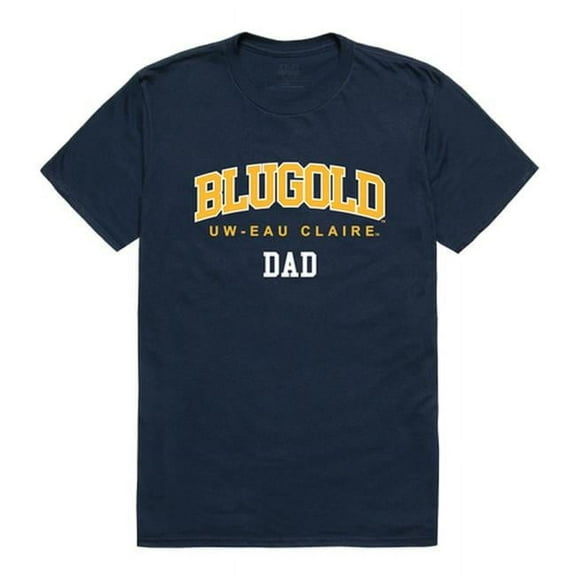University of Wisconsin-Eau Claire College Dad T-Shirt, Navy - 2XL