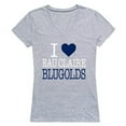 thumbnail image 1 of University of Wisconsin-Eau Claire I Love T-Shirt for Women, Heather Grey - Medium, 1 of 1