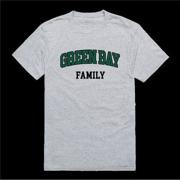 University of Wisconsin Green Bay Phoenix Family T-Shirt, Heather Grey - Medium