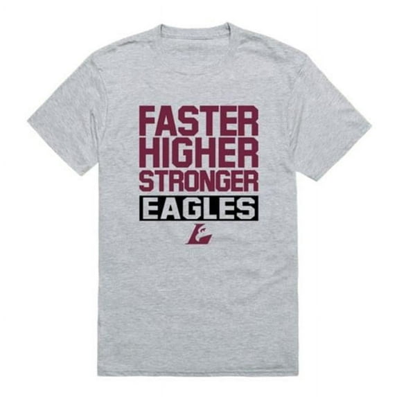University of Wisconsin-La Crosse Eagles Workout T-Shirt, Heather Grey - Small