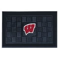 thumbnail image 1 of University of Wisconsin Medallion Door Mat, 1 of 2