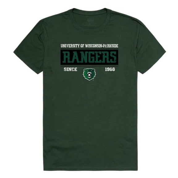 University of Wisconsin-Parkside Rangers College Established T-Shirt, Forest Green - Small
