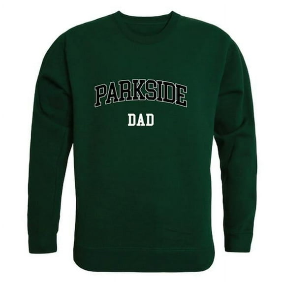University of Wisconsin-Parkside Rangers Dad Crewneck Sweatshirt, Forest Green - 2XL