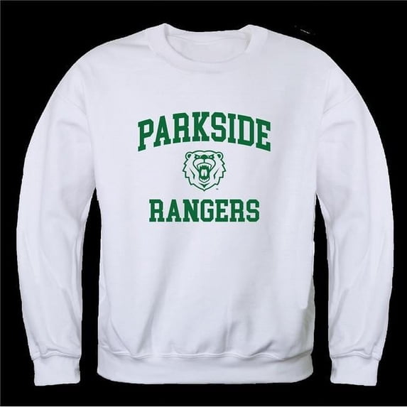 University of Wisconsin-Parkside Rangers Seal Crewneck Sweatshirt, White - Small