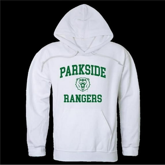 University of Wisconsin-Parkside Rangers Seal Hoodie, White - Large