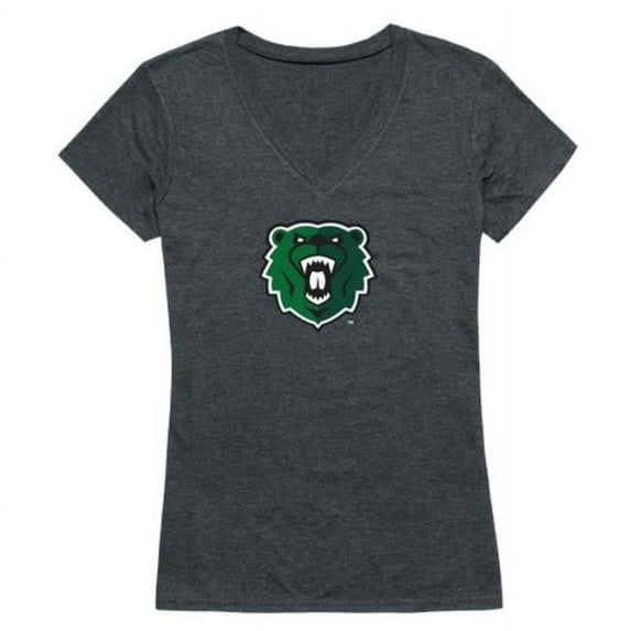 University of Wisconsin-Parkside Rangers Women Cinder T-Shirt, Heather Charcoal - Large