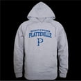 thumbnail image 1 of University of Wisconsin-Platteville Pioneers Seal Hoodie, Heather Grey - Large, 1 of 1