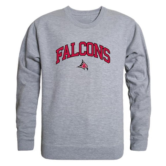 University of Wisconsin-River Falls Men Campus Crewneck Sweatshirt, Heather Grey - Medium