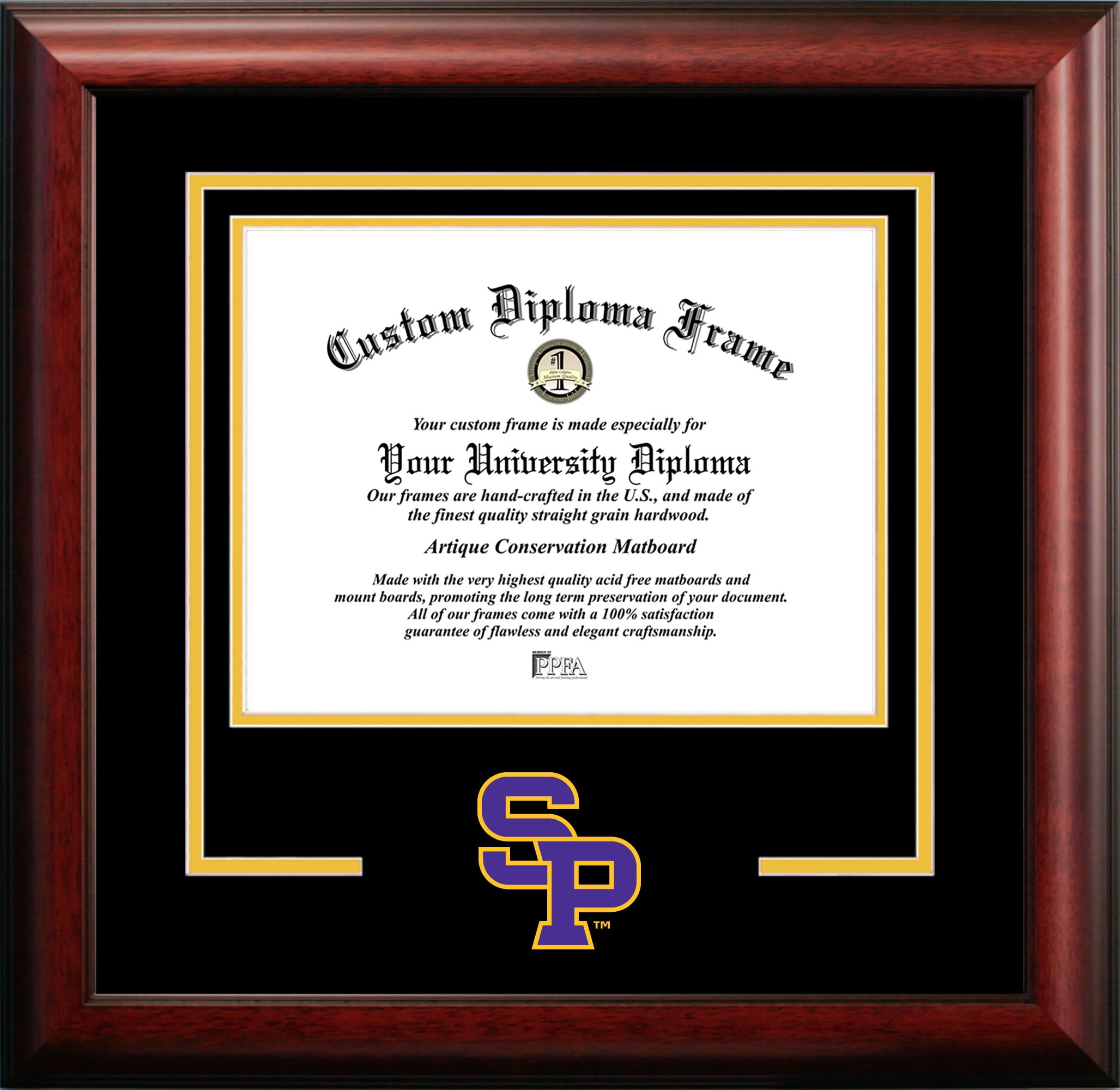 University of Wisconsin - Stevens Point 8" x 10" Spirit Diploma Frame