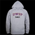 thumbnail image 1 of University of Wisconsin-Stevens Point Pointers Family Hoodie, Heather Grey - Extra Large, 1 of 1