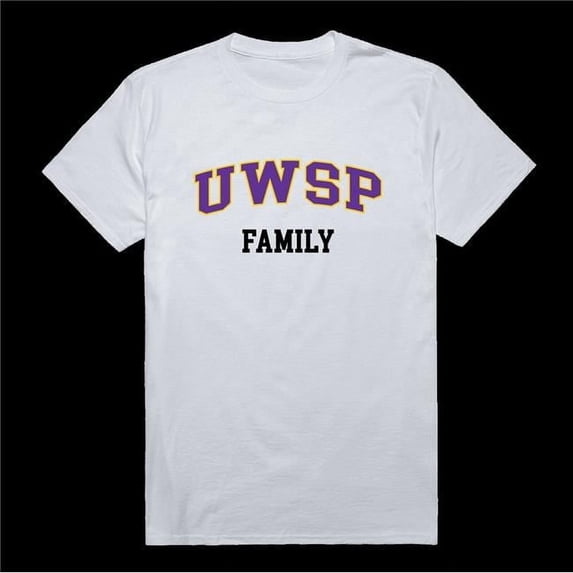 University of Wisconsin-Stevens Point Pointers Family T-Shirt, White - Extra Large