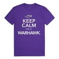 thumbnail image 1 of University of Wisconsin-Whitewater Men Keep Calm T-Shirt, Purple - Small, 1 of 1