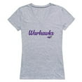 thumbnail image 1 of University of Wisconsin-Whitewater Script T-Shirt for Women, Heather Grey - Extra Large, 1 of 1