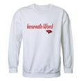 thumbnail image 1 of University of the Incarnate Word Cardinals Script Crewneck Sweatshirt, White - Small, 1 of 1
