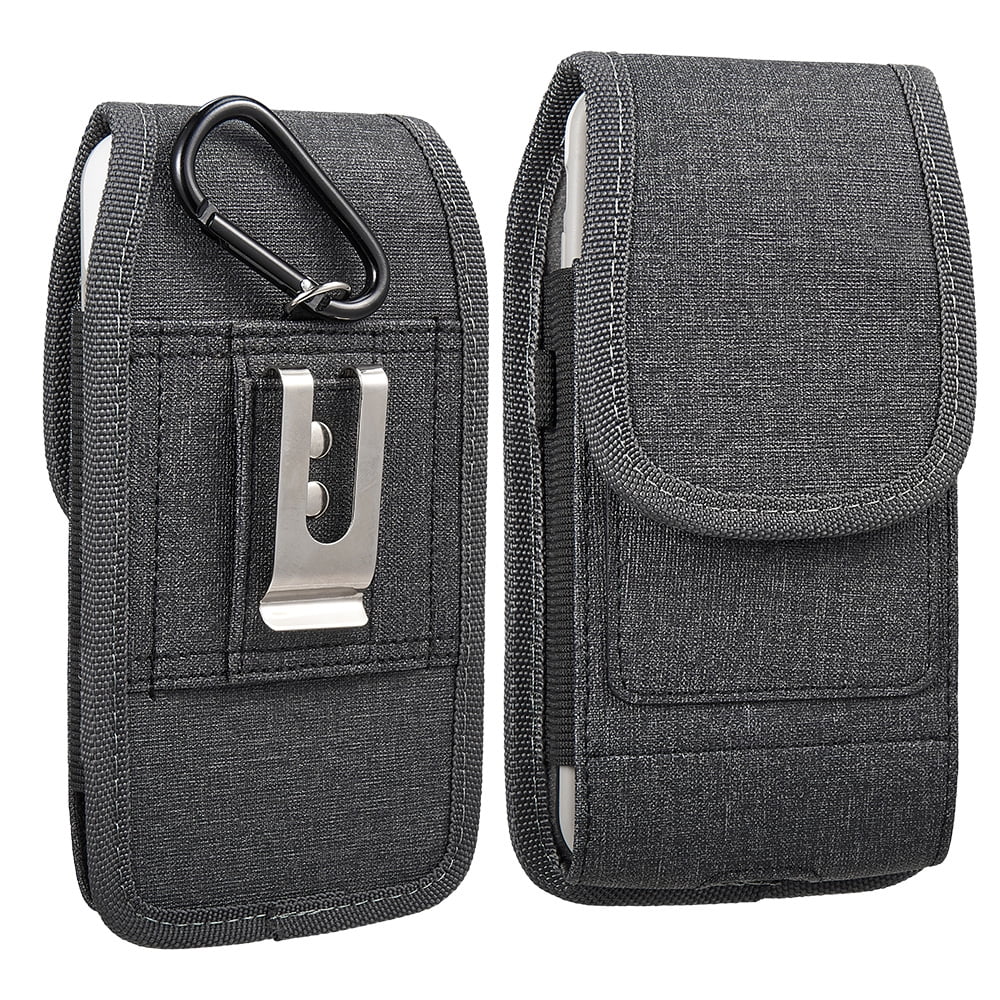 Universl Nylon 6.75 X 3.75 X 0.75 inch Vertical Cell Phone BeltLoop Holster Case