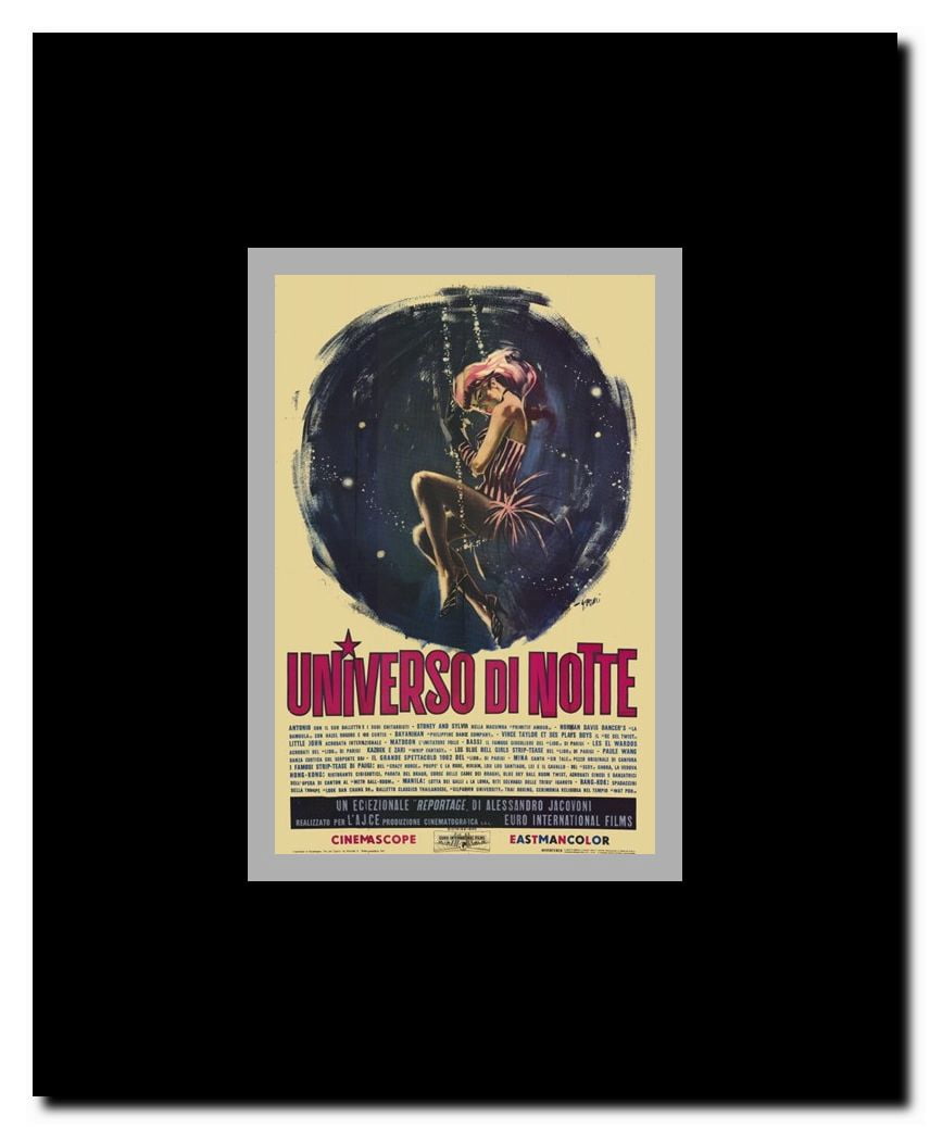 Universo Di Notte Framed Movie Poster