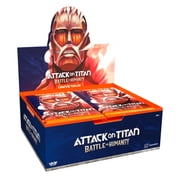UniVersus Attack on Titan Battle for Humanity - Booster Display - Contains 24 Booster Packs 11 Cards Each, Deck-Building Collectible Card Game