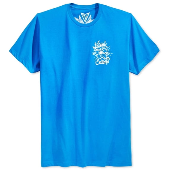 Univibe Mens Last Resort Graphic T-Shirt, Blue, Small