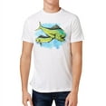 thumbnail image 1 of Univibe Mens Out Deep Graphic T-Shirt, White, Large, 1 of 1