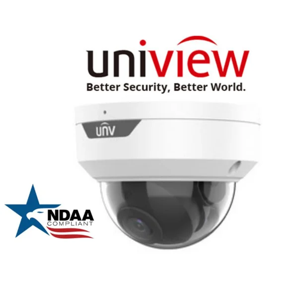 Uniview 1080p Wi-Fi Vandal Dome Camera Built-in Mic, Night Vision, IK10/IP67 Secure IT Global