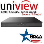 Uniview NDAA 16 Channel 4K PoE Security Network Video Recorder with HDMI Output   From Secure IT Global