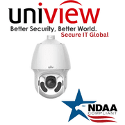 Uniview NDAA 2MP Outdoor PTZ Security Camera 33  Optical Zoom, 360  Pan, Smart IR, PoE+, IP66, Auto Tracking  From Secure IT Global