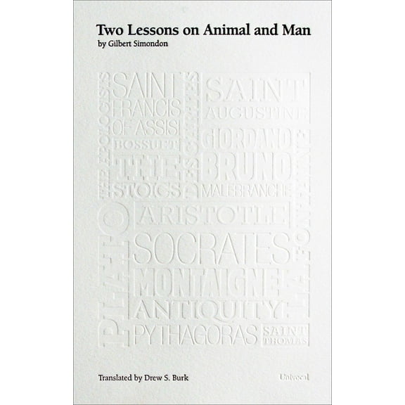 Univocal: Two Lessons on Animal and Man (Paperback)