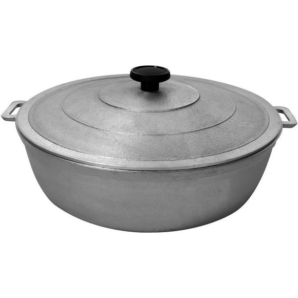 Uniware 9900 Super Quality Aluminum Caldero,Dutch Oven,3.4 QT,Silver (24 cm (9.4-Inch))