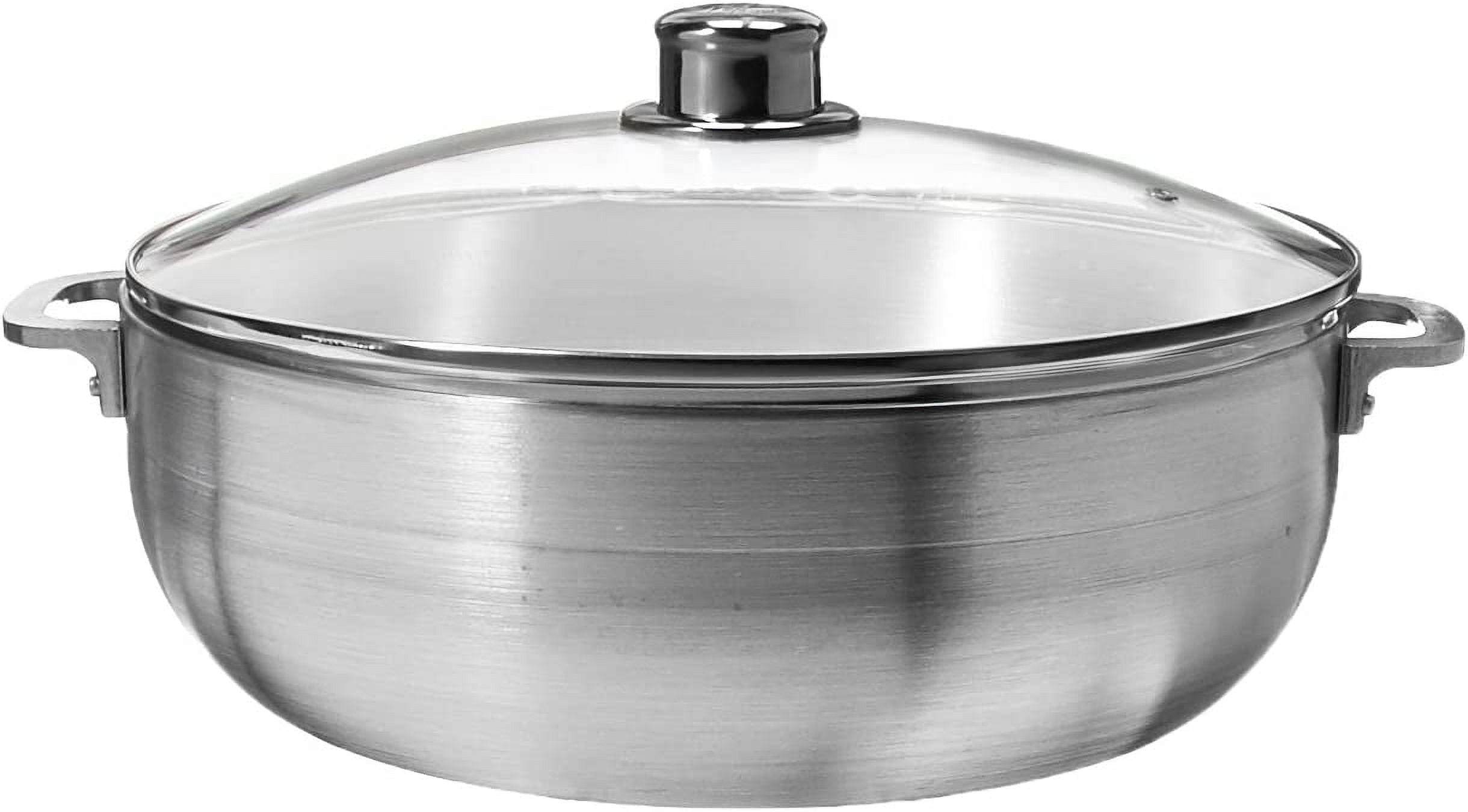 Uniware Schmortopf 4,3 Liter Aluguss - 26cm Bräter Mit Deckel Silber