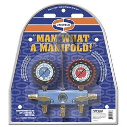 Uniweld Manifold Automotive 2 Valves 60in R134A 90008