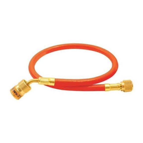 Uniweld EZ5R Manifold Hose Red 60 in CFC HCFC HFC R410 Ez-Turn Anti-Blowback 93002