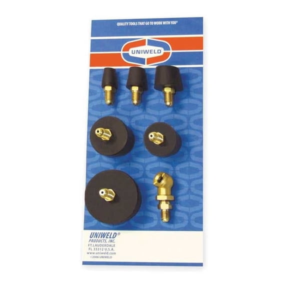 Uniweld Plug Adaptor Kit,Use w/ All Lines 40080