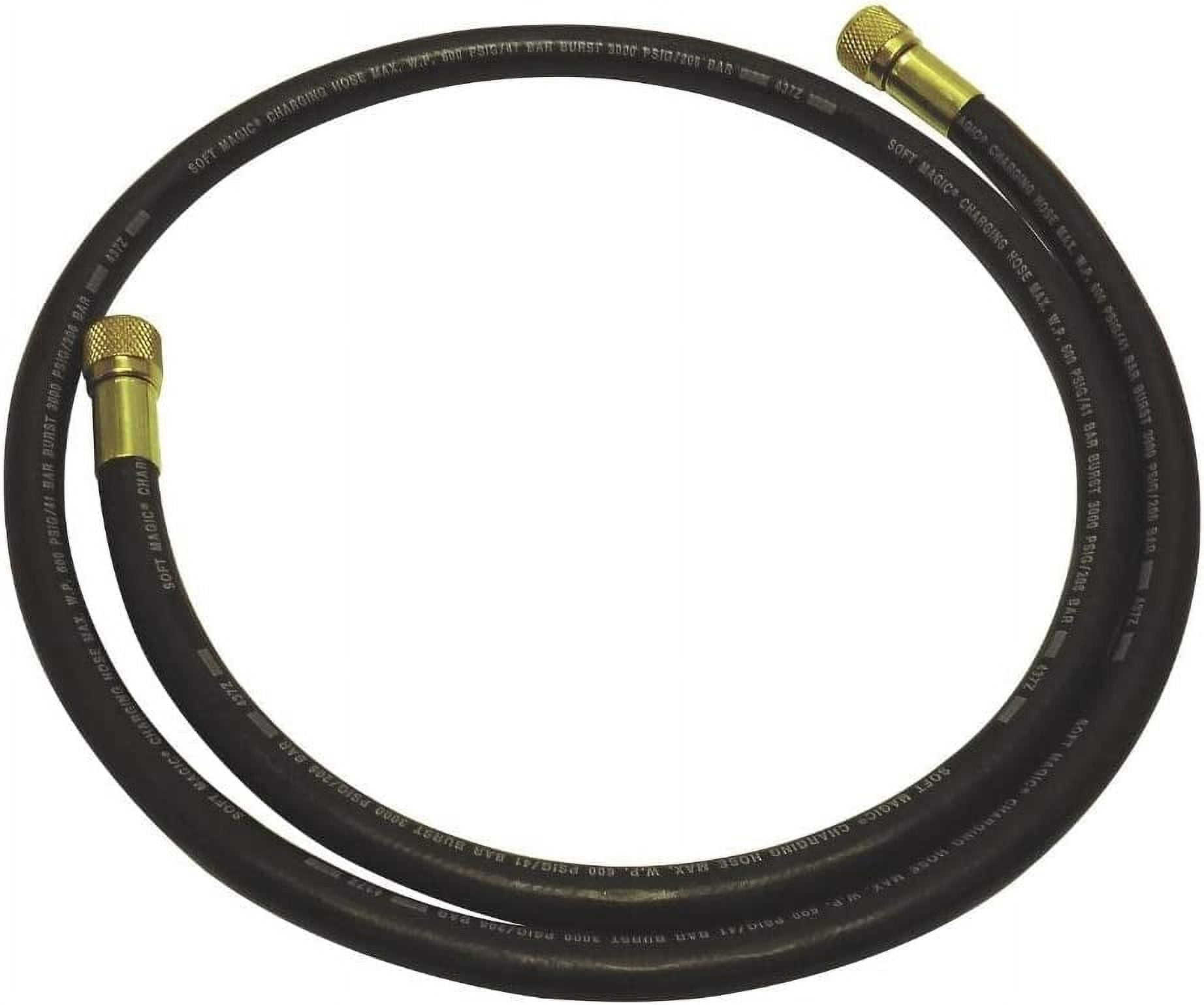 Uniweld Refrigeration Hose 60in Black Heavy Duty Soft Magic 3/8in SAE Connection 90502