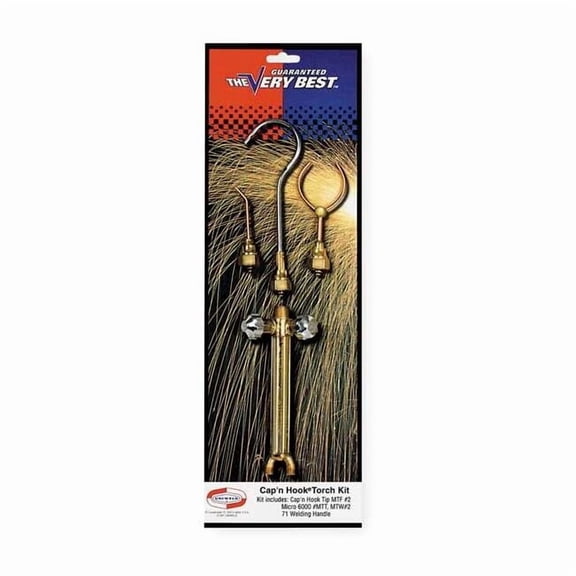 Uniweld Torch Kit, 17 Series Series, Oxy-Acetylene, Welds Up To 5/64 in 71MHK