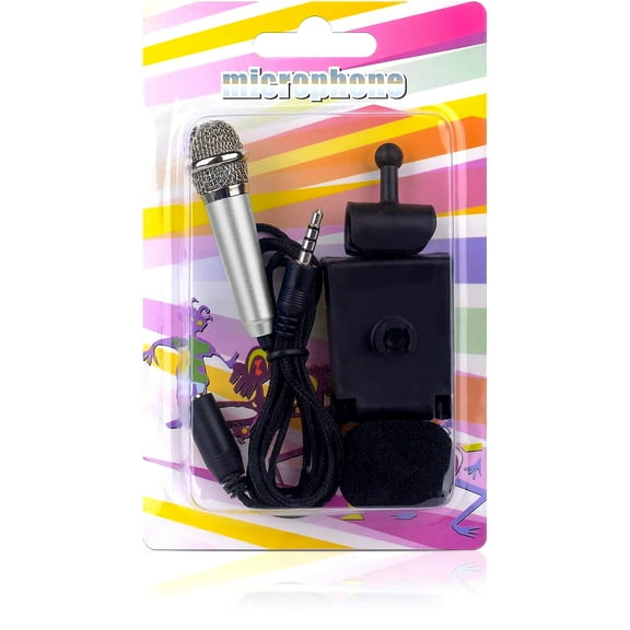 Uniwit Mini Portable Vocal Instrument Microphone, Silver