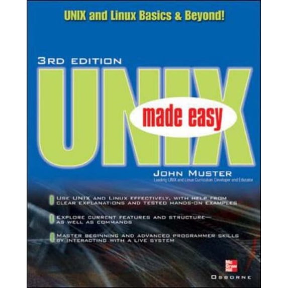 Pre-Owned UNIX Made Easy (Paperback) 007219314X 9780072193145