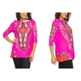 thumbnail image 1 of Unixex Dashiki Print African Tribal Tunic Top with Hoodie, 1 of 2
