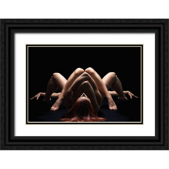 Unkelbach, Frank 32x23 Black Ornate Wood Framed with Double Matting Museum Art Print Titled - Bodylandscape