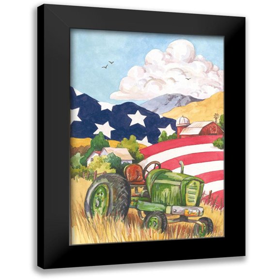 Unknown 11x14 Black Modern Framed Museum Art Print Titled - American Tractor