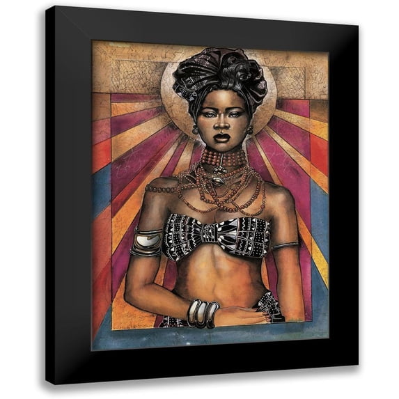 Unknown 11x14 Black Modern Framed Museum Art Print Titled - Black Princess
