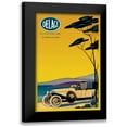 thumbnail image 1 of Unknown 11x14 Black Modern Framed Museum Art Print Titled - Delage - Out for a Drive, 1 of 5