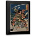 thumbnail image 1 of Unknown 11x14 Black Modern Framed Museum Art Print Titled - Great Samurai in Battle, 1850, 1 of 5